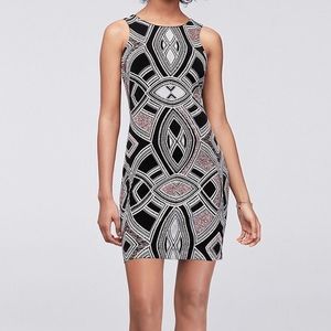 Xtraordinary black slinky dressy mini dress